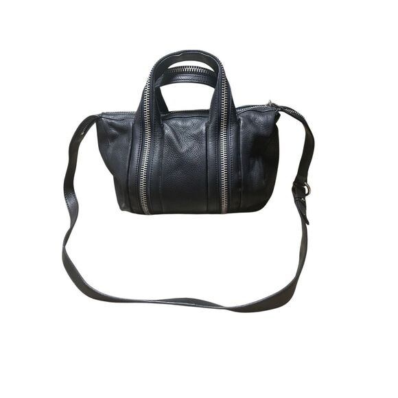 Kelsi Dagger Brooklyn  Bushwick Black Soft Leather  Zipper  Bag - Picture 1 of 13